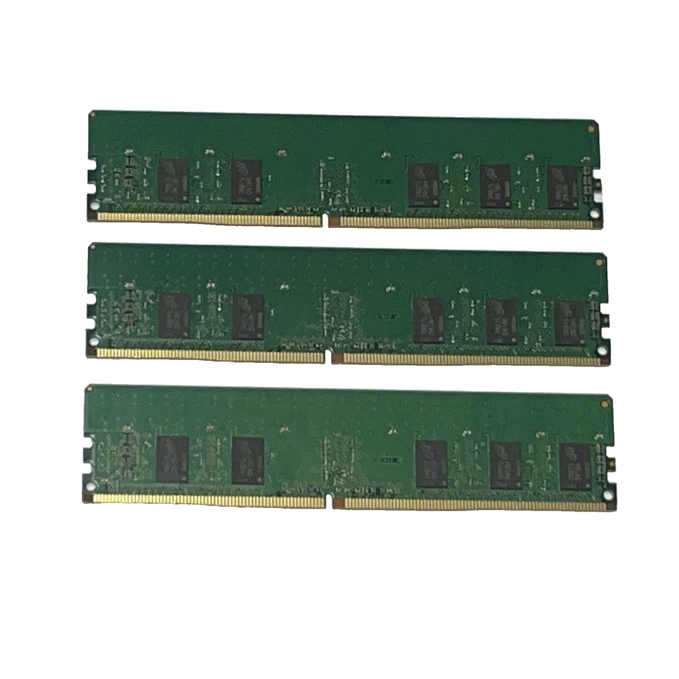 24GB Micron (3x8GB) PC4-2400T-RD1 Micron MTA18ASF1G72PZ-2G3B1MI ECC Server Ram - Bild 4 von 4