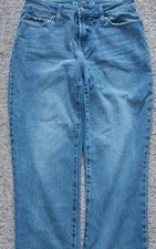 By Rewash High Rise Straight Jeans 5 27 Classic Mom Preppy School Stretch