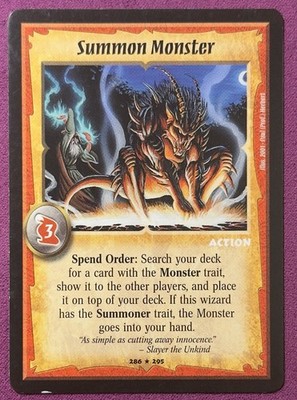 Warlord Saga Of The Storm Ancients Rare Summon Monster