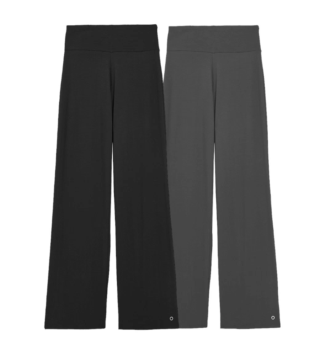 M&S Wide Trouser GOODMOVE Plain Loose Fit Viscose Mix Pant Jogger Legging Ladies
Opens in a new wind
