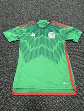 Mexico National Team Jersey Mens Medium Soccer Adidas Slim Fit 2022 World Cup