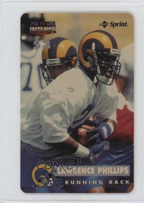 1996 Pro Line II Intense Sprint $3 Phone Cards Lawrence Phillips Rookie RC 1gh7