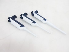 LOT of THREE RAININ PIPETTES :: L-20 L-200 L-1000 XLS XLS+ LTS PIPETTE PIPET