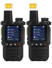 Global Lifetime Free 4G LTE PoC Walkie Talkies Nationwide PTT Two Way Radios ...