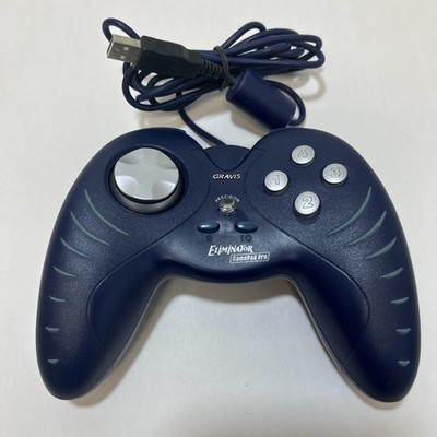 Gravis Eliminator GamePad Pro USB Wired Controller Dark Blue, Tested!