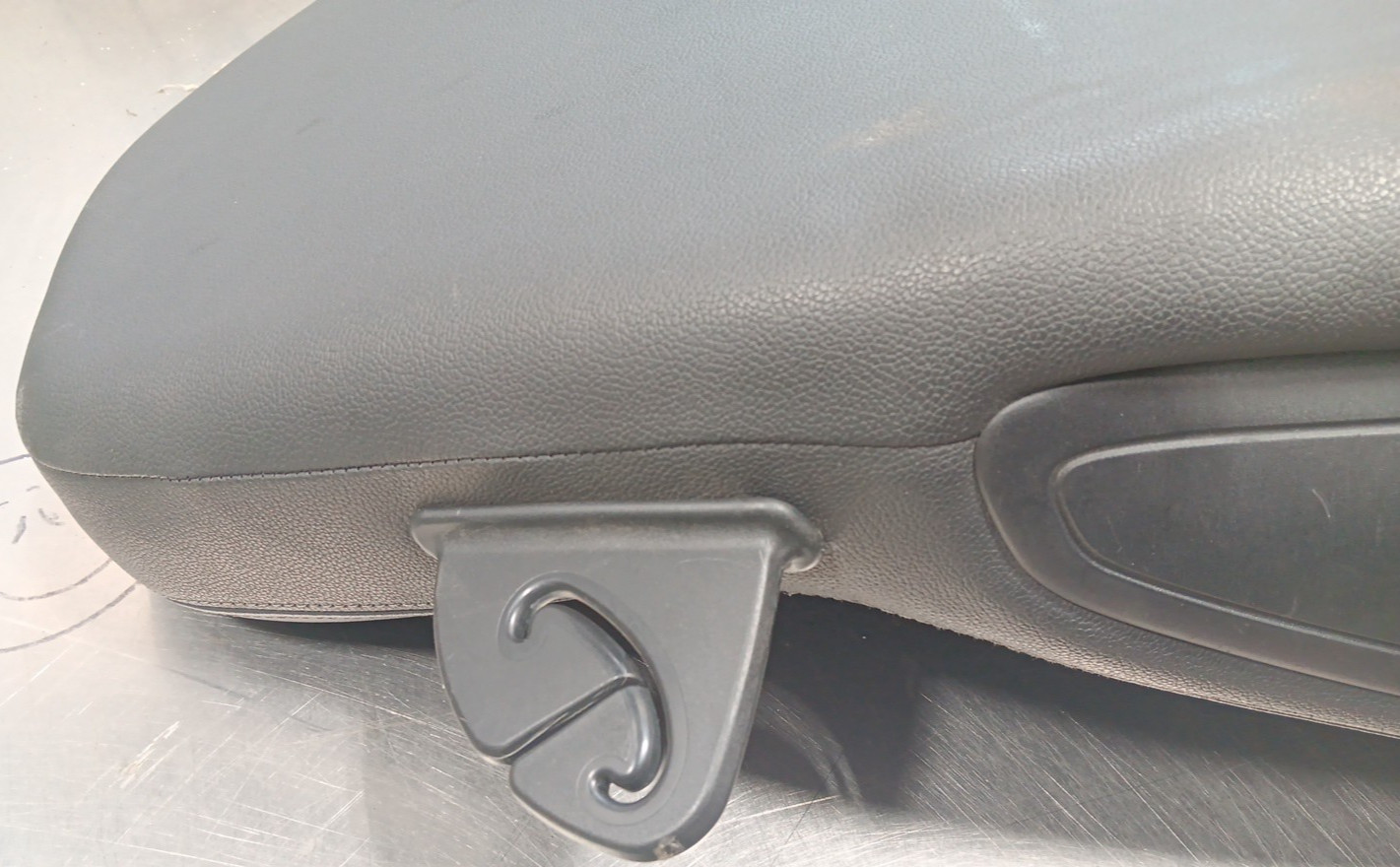 SMART FORTWO 2009 BRABUS LEF HAND DRIVER SEAT BACK CUSHION BLACK 13892V001C11W00