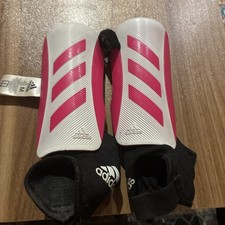 Adidas Tiro Match Shin Guards Team Shock, Pink White kids Medium soccer