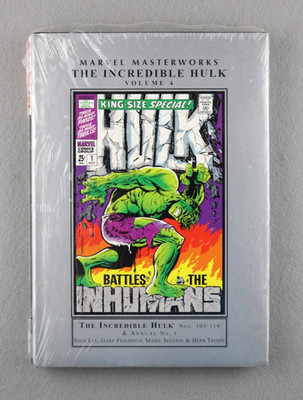 Marvel Masterworks Incredible Hulk Volume 4 Hardcover NEW SEALED HC 103-110 2007