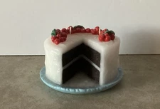 John Derian for Target Cake on Platter Candle Unscented Fast Free Shipping