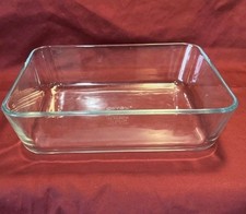 Pyrex Clear Glass Baking Dish #7211 Excellent Condition Made In USA Vintage