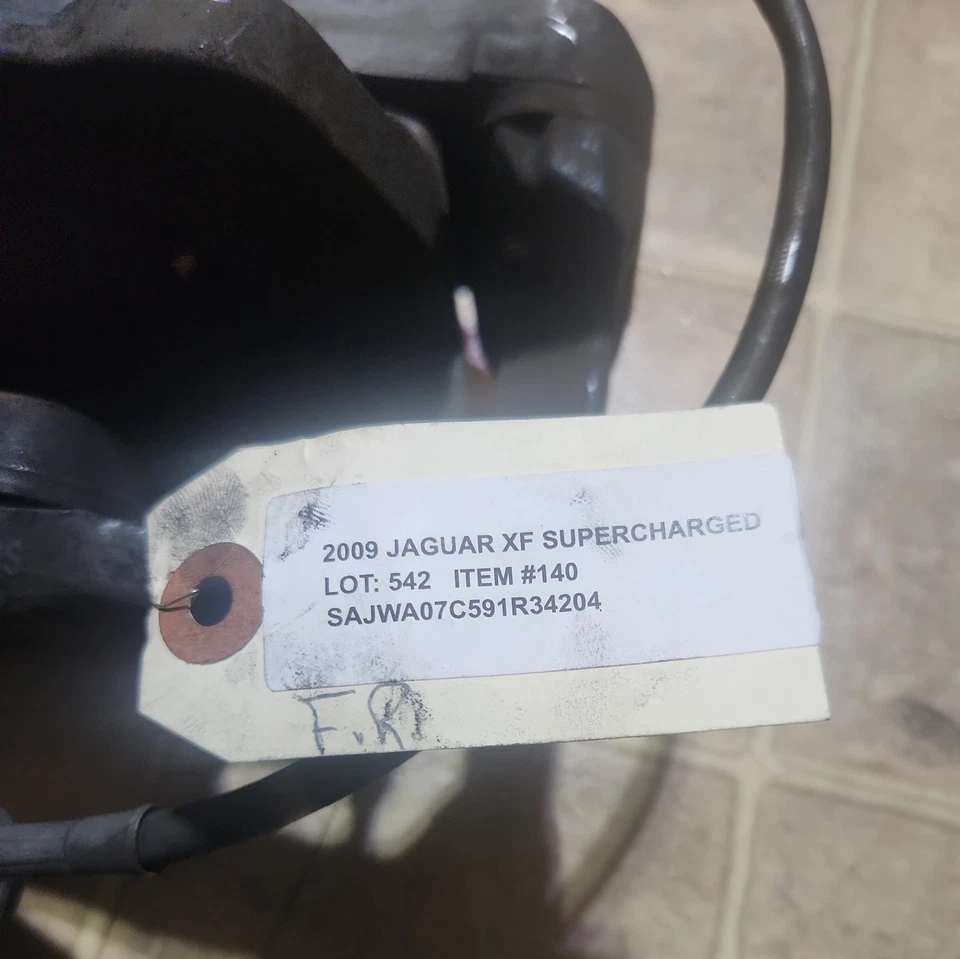 09-15 JAGUAR XF RWD FRONT RIGHT PASSENGER SIDE BRAKE CALIPER ASSEMBLY LOT542 OEM - Image 4 of 4