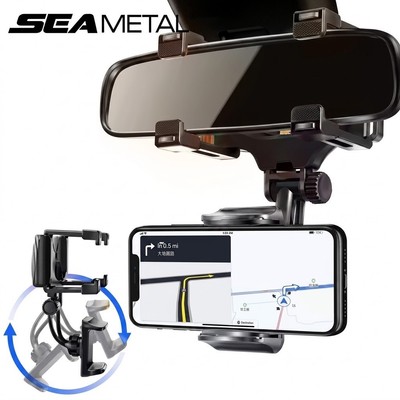 US 360 Rotation Car Rear View Mirror Mount Stand GPS Cell Phone Holder wholesale