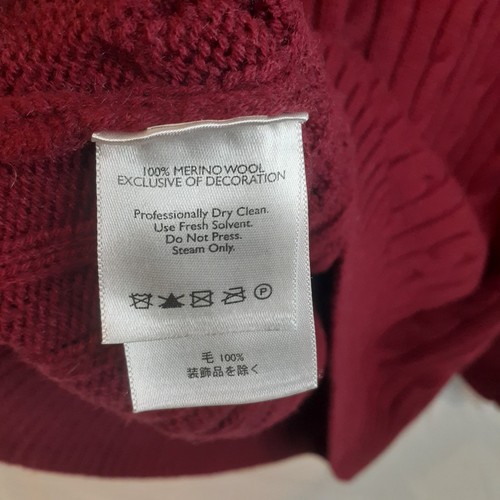 Eddie Bauer Men's L 100% Wool Ski Classic Sun Valley 1/4 Zip Pullover Patches - Picture 6 of 10