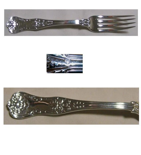 NEW QUEENS 1895 DINNER FORK BY GORHAM STERLING