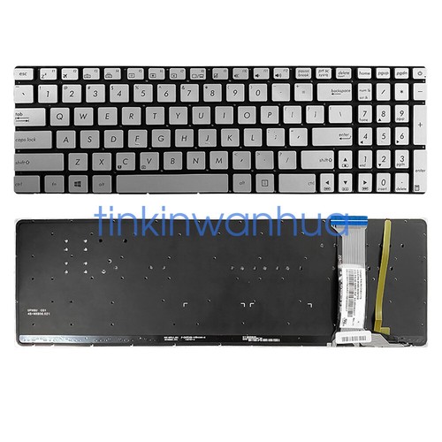 For ASUS ZX70 ZX70VW GL752VL 6700 GL752V N552V FX71PRO Backlist Keyboard - Picture 6 of 6
