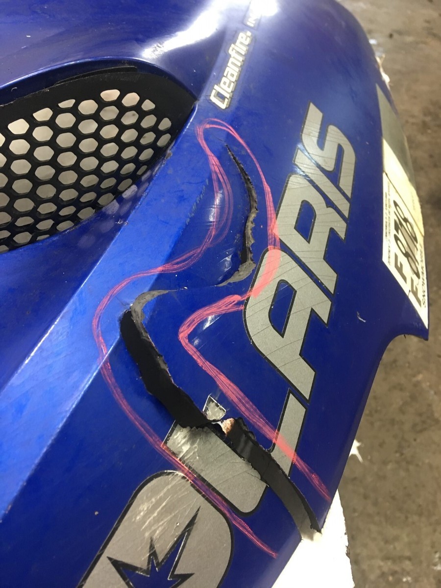 06 Polaris 700 Classic Snowmobile front engine cover hood 06 Polaris 700 Classic Snowmobile front engine cover hood
