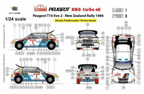 Maquette Peugeot 205 GTI Kit Complet - échelle 1/24 - HELLER 58705
