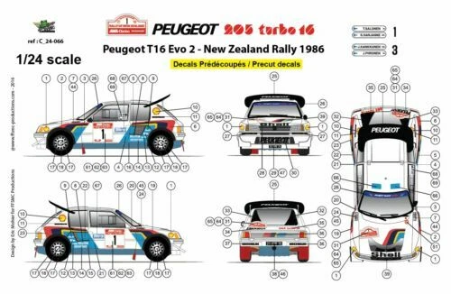 Voitures miniatures 1:24 Peugeot