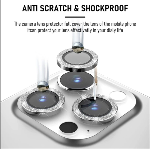 Glitter Camera Lens Protector Tempered Glass For iPhone 15 14 13 12 11 Pro Max - Photo 12 sur 39