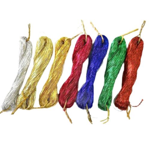 Cross Stitch Thread Spiraea Embroidery Floss Metallic Yarn Multicolor Threads