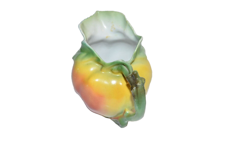 Jarra crema Royal Bayreuth porcelana melocotón manzana Alemania Baviera - Imagen 2 de 13