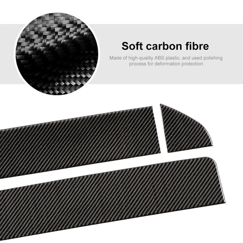 Carbon Fiber Interior Side Door Cover Stickers Trim For Ford F150 Raptor 2009-14 - Picture 11 of 14