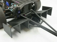 LCG Drag Aero Downforce Ground Effects Rear Diffuser NOVA for Traxxas Slash SHRT