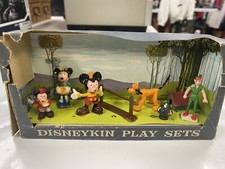 Vintage Disneykin Play Sets Marx Toys Mickey Mouse Peter Pan Walt Read