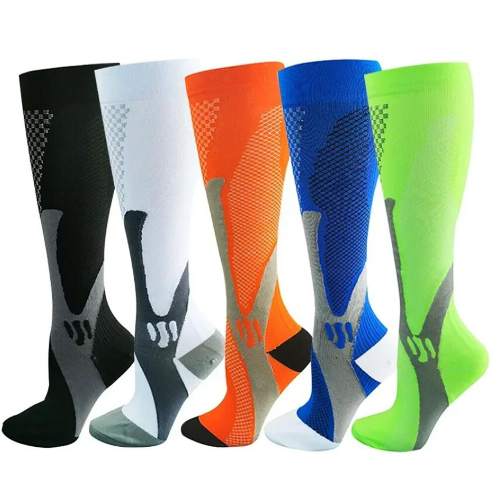 Graduated Compression Socks 20-30mmHg Knee High Support for Men and Women-image