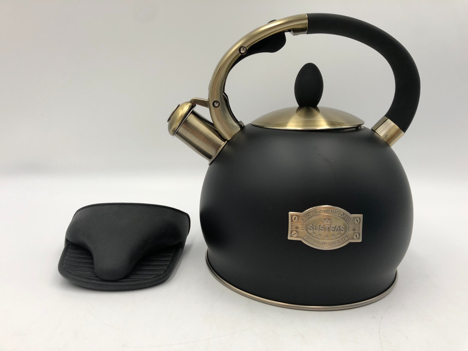 Susteas Stove Top Whistling Tea Kettle Surgical Stainless Steel Teapot