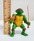 Vintage 1988 Teenage Mutant Ninja Turtles TMNT Raphael Figure SOFT HEAD Raph Toy