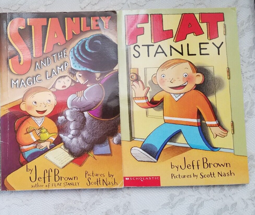 FLAT STANLEY & THE MAGIC LAMP BOOKS by JEFF BROWN ~ SCHOLASTIC ...