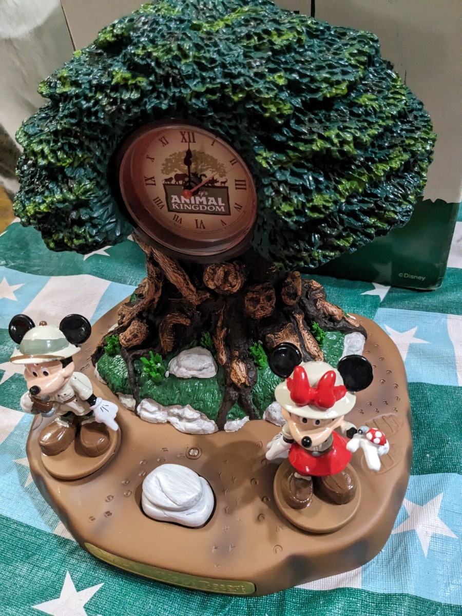 Tree of Life Animated Clock Mickey Minnie McDonalds Disney Japan