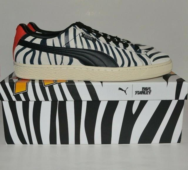 puma suede zebra