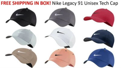 SHIPS FREE IN BOX Nike Golf Legacy 91 TOUR HAT Swoosh Cap Hat Unisex BV1076