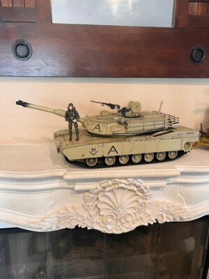 GI JOE M1A1 ABRAMS TANK UNIMAX CUSTOM  1/18 scale