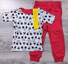 Mickey Mouse Pajamas 24 Months Baby Boys Shirt Pant Snug-Fit Cotton PJ Set