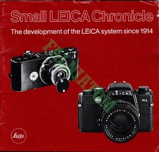 Vintage Leica Chronicle - Development of the Leica System Since 1914 64 pages 