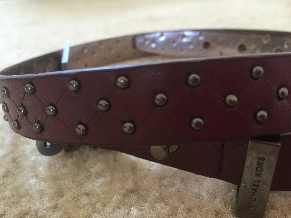 Michael kors skinny belt deals
