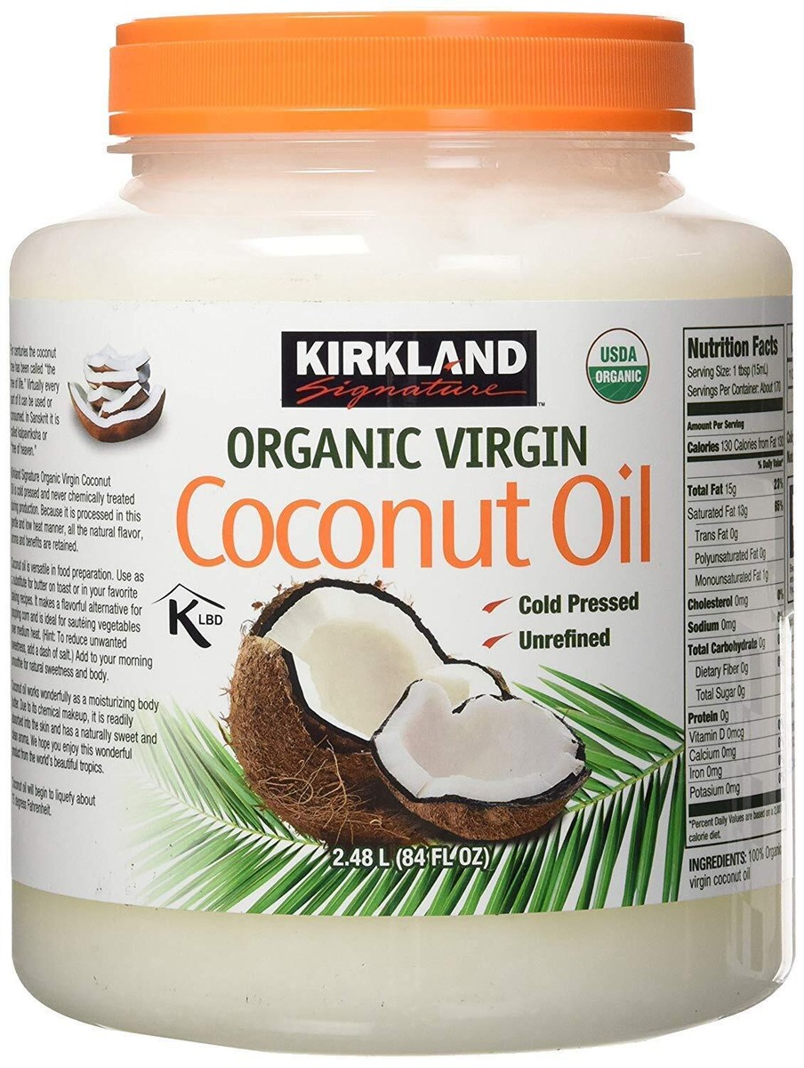 ⭐︎shige⭐︎新品未開封カークランド ココナッツオイル2.48L8個 Kirkland Organic Virgin Coconut Oil - 2.48 kg Tub | eBay