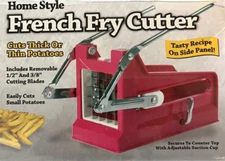 Sportsman Home Style French Fry Cutter Potato Vegetable Slicer Chopper