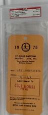 1975 Bob Gibson PSA Pass Ticket Last GM #538 St Louis Cardinals⚾️ 1975 Bob Gibson PSA Pass Ticket Last GM #538 St Louis Cardinals⚾️