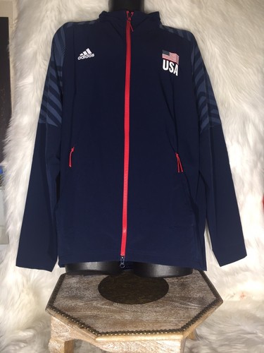Adidas USA Volleyball Limited Edition Jacket DT7915 Mens Size Large New - Picture 2 of 10