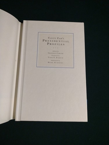 Vanity Fair's Presidential Profiles (HC 2010) signed & inscribed first edition - Imagen 8 de 10
