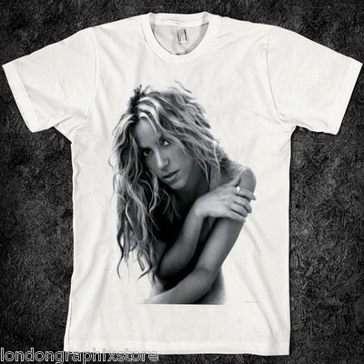 she wolf, icon, dance, shakira white regular fit cotton T-shirt, latin, dance