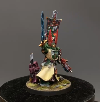 Azrael SUPREME GRAND MASTER PAINTED - Dark Angels Chapter Master w