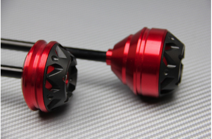 Protection fourche et bras oscillant rouge pour Yamaha Tracer 900 GT 2018-2020