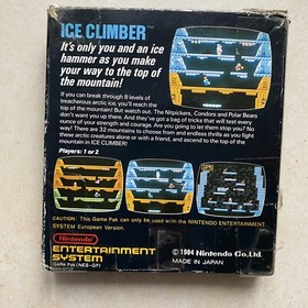 Jeu Ice Climber - Complet en Bo&icirc;te - Nintendo NES - FRG European Version