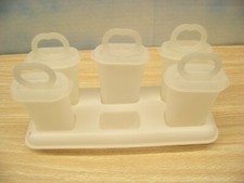 Tupperware Popsicle Molds - Vintage - Set of 5 1 missing