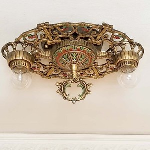478b 1920 S Art Nouveau Ceiling Lamp Light Sconce Bedroom Hall